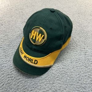 VTG Holiday World Hat Men Baseball Cap One Size J Hats Santa Clause Indiana